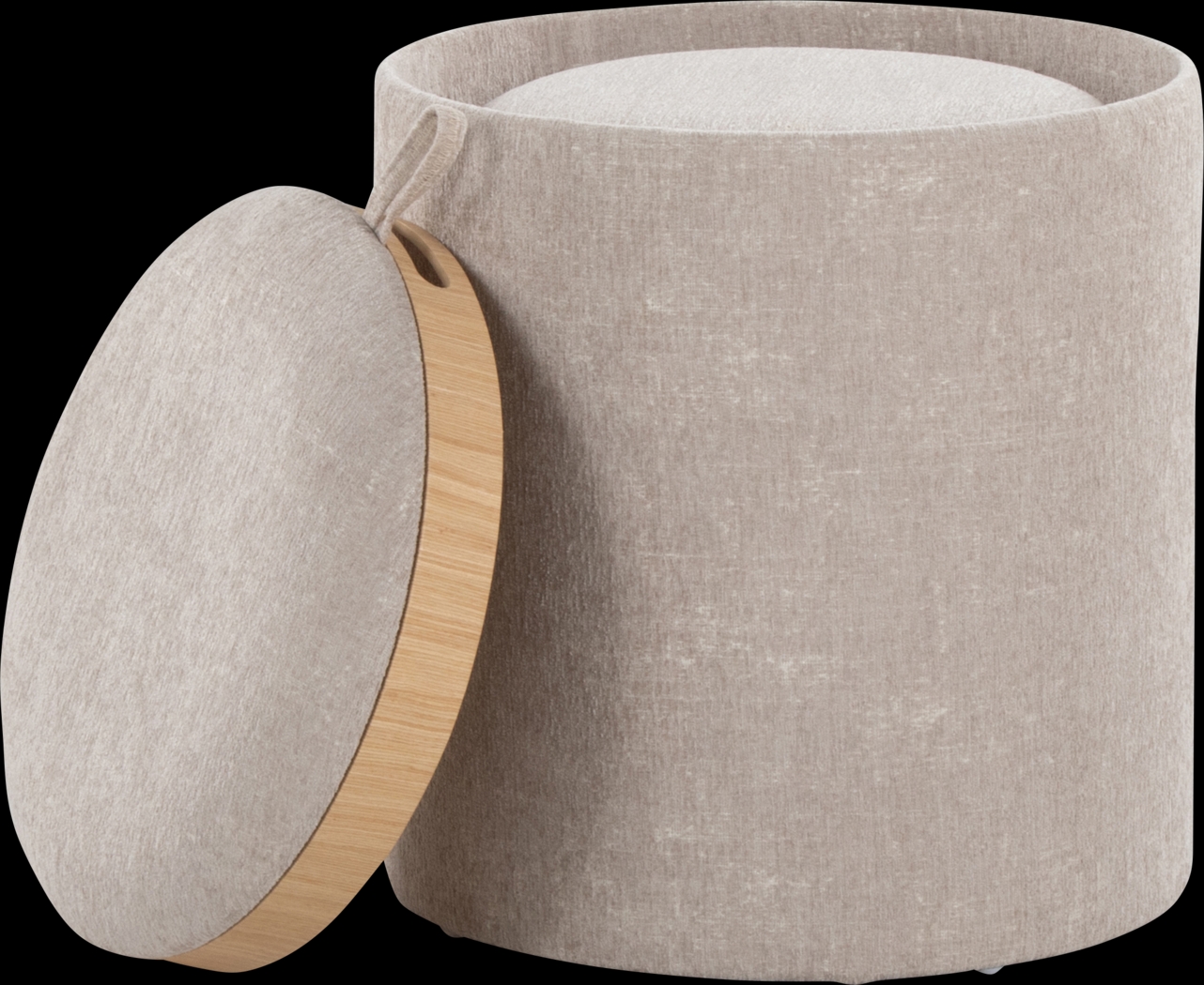 Traymore Light Brown Ottoman, Set of 2 - Thumbnail - Image 8