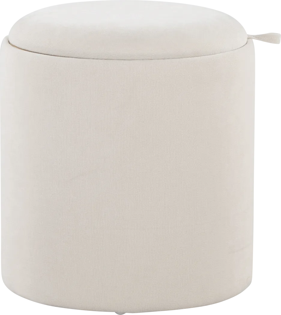 Traymore White Ottoman, Set of 2 - Thumbnail - Image 7