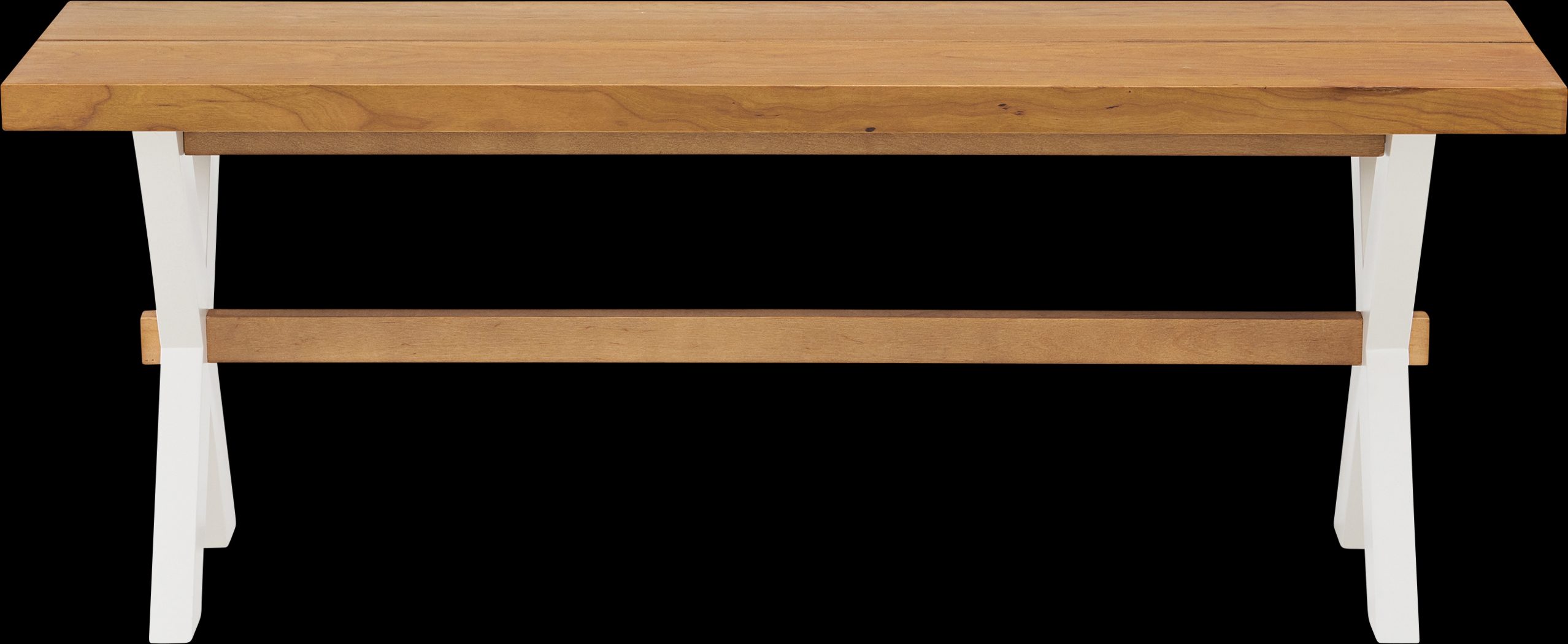 Trebruk White Dining Bench - Thumbnail - Image 1