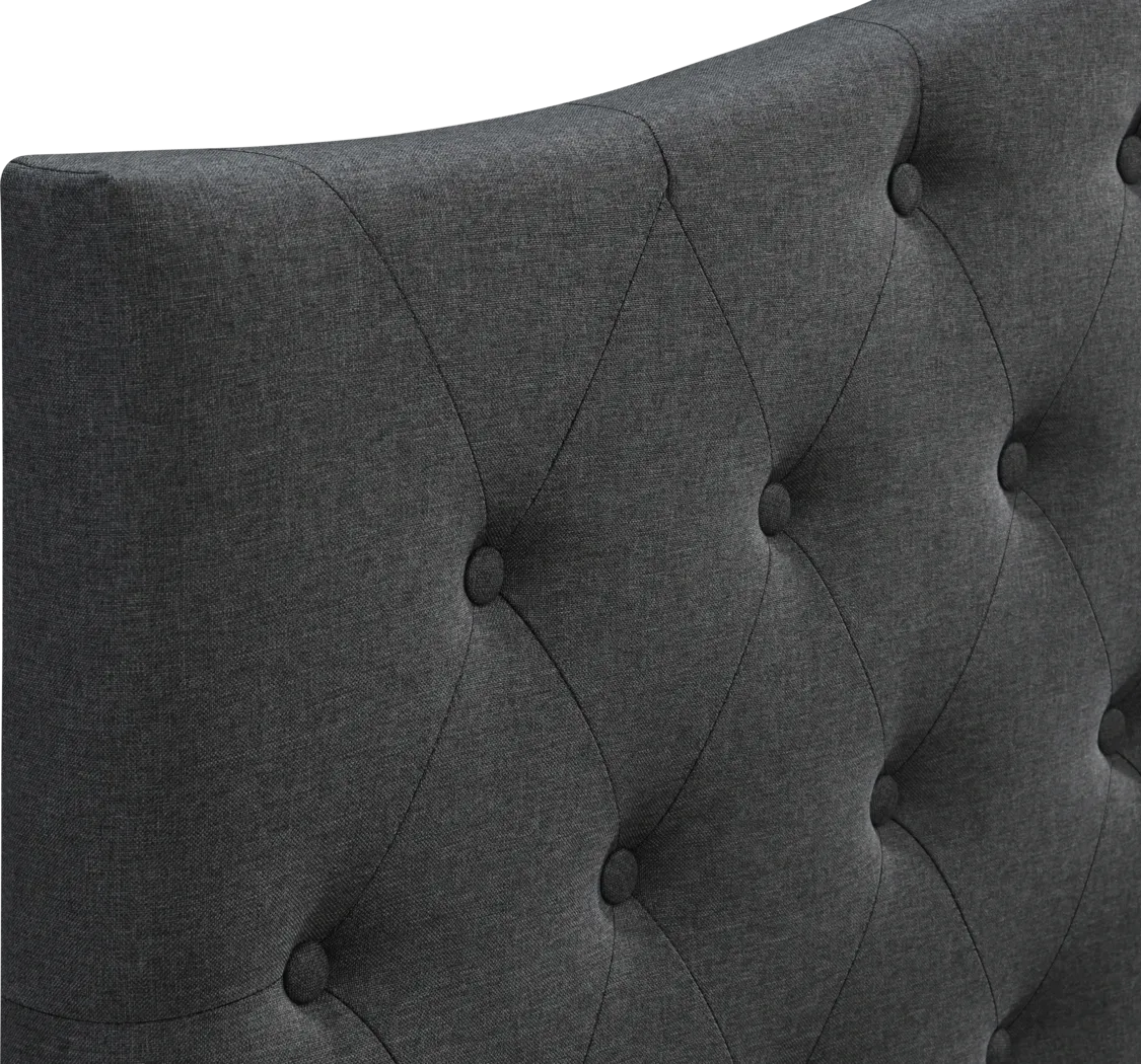 Treebrooke Charcoal Queen Bed - Thumbnail - Image 2