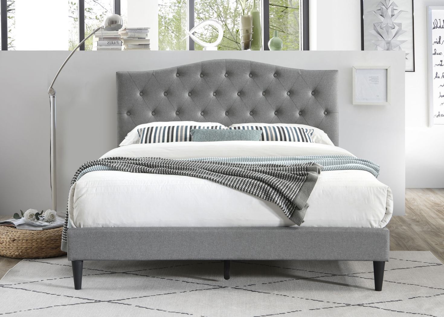 Treebrooke Stone King Bed - Thumbnail - Image 4