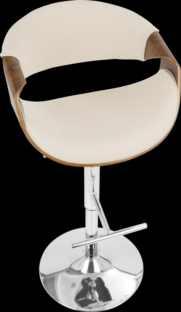 Trefore Cream Adjustable Barstool, Set of 2 - Thumbnail - Image 11