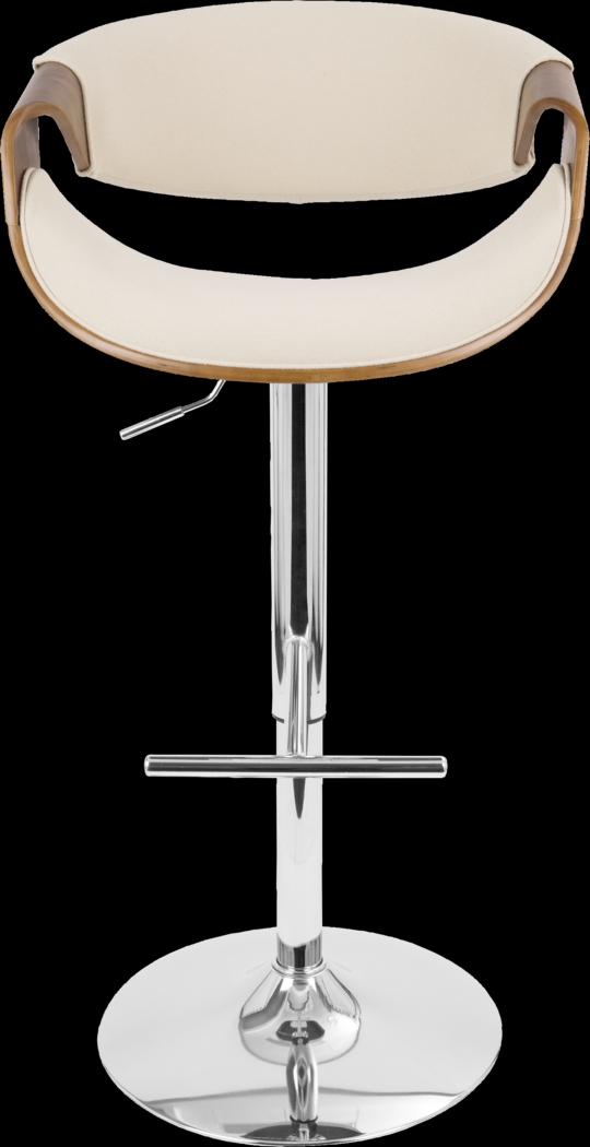 Trefore Cream Adjustable Barstool, Set of 2 - Thumbnail - Image 5
