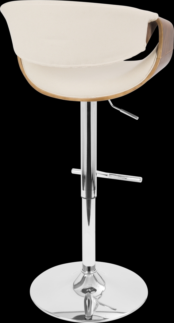 Trefore Cream Adjustable Barstool, Set of 2 - Thumbnail - Image 6