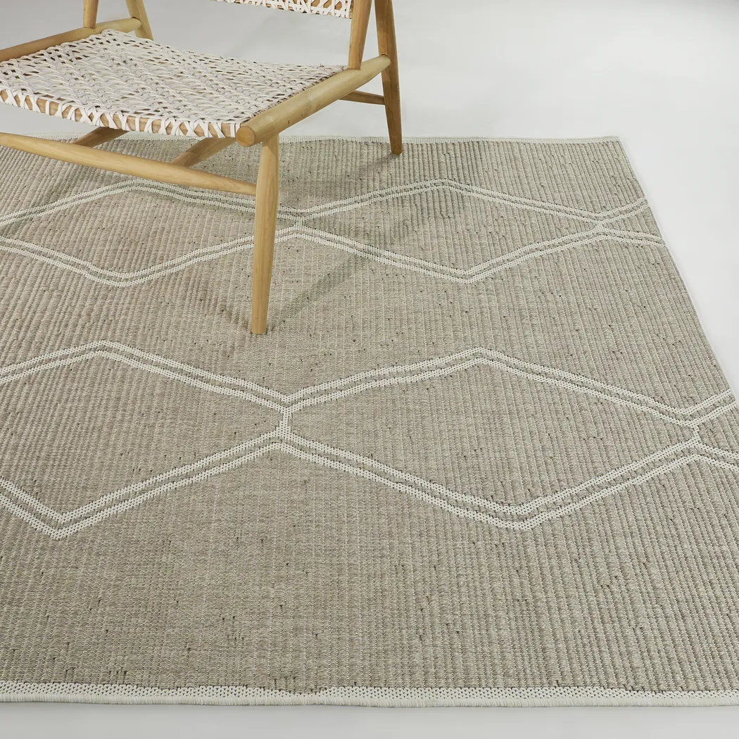 Treillis Taupe 7'10 x 10' Rug - Thumbnail - Image 2