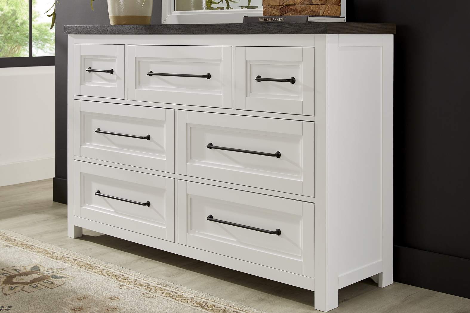 Tremblay Square White Dresser - Thumbnail - Image 3