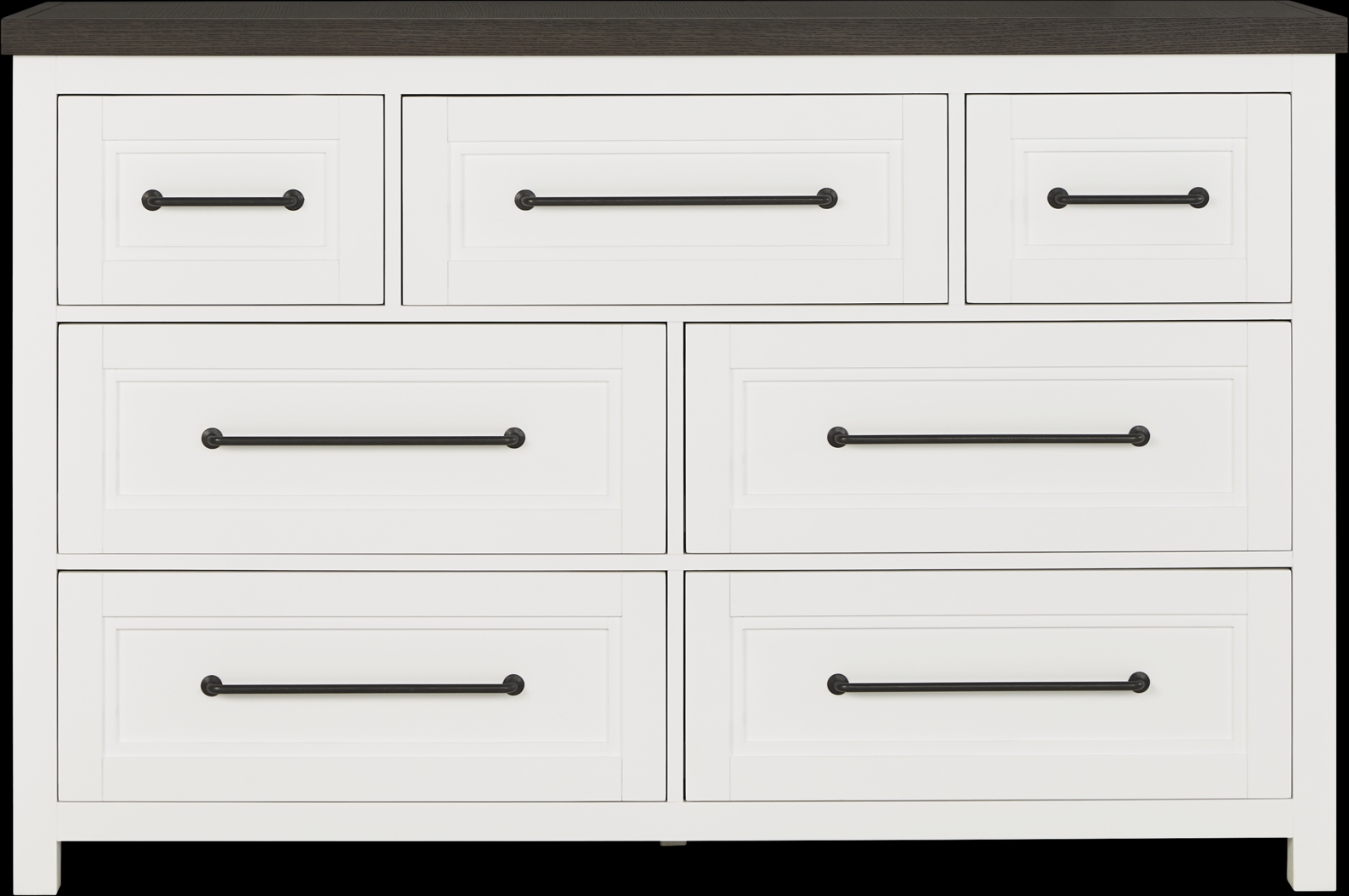 Tremblay Square White Dresser - Thumbnail - Image 1