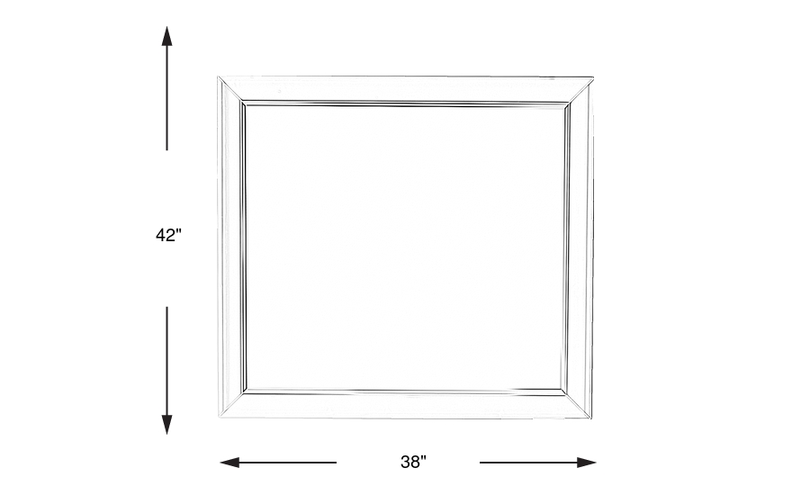 Dimension Image. Please refer to the Dimension Tab on this page for dimension details.