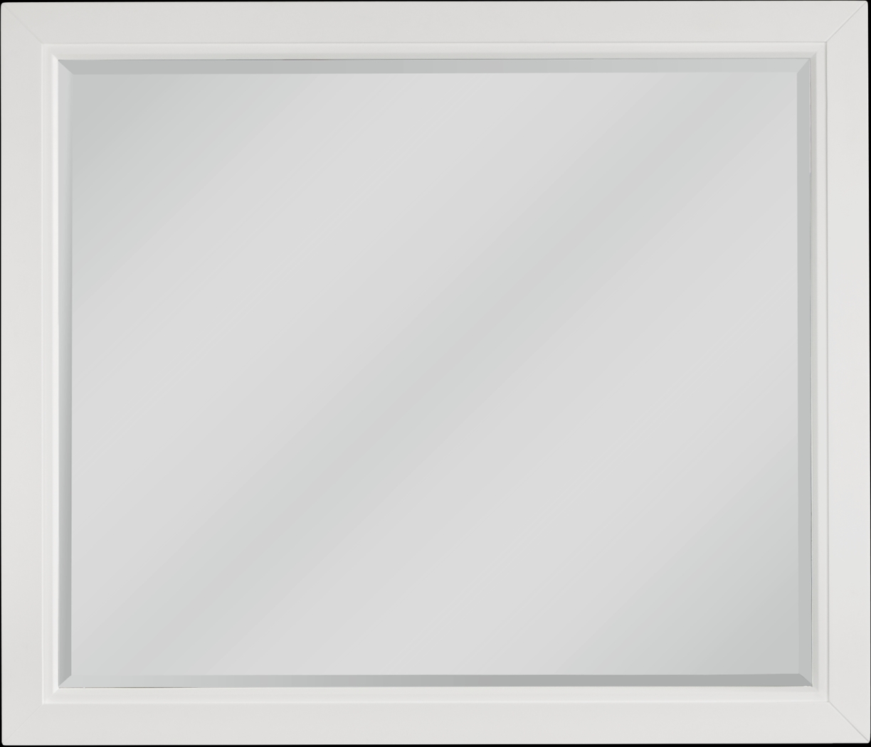Tremblay Square White Mirror - Thumbnail - Image 1