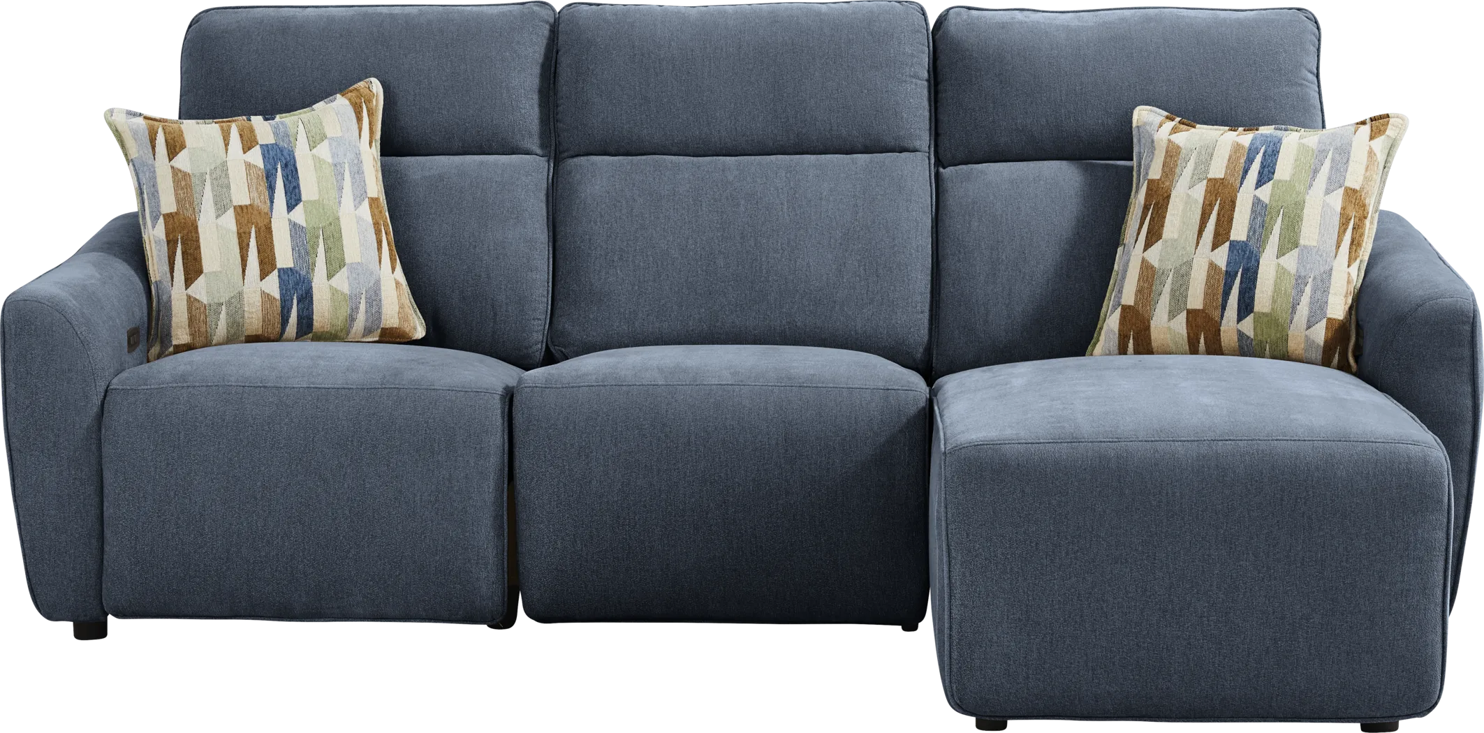 Tremont Indigo 3 Pc Power Reclining Sectional - Thumbnail - Image 3