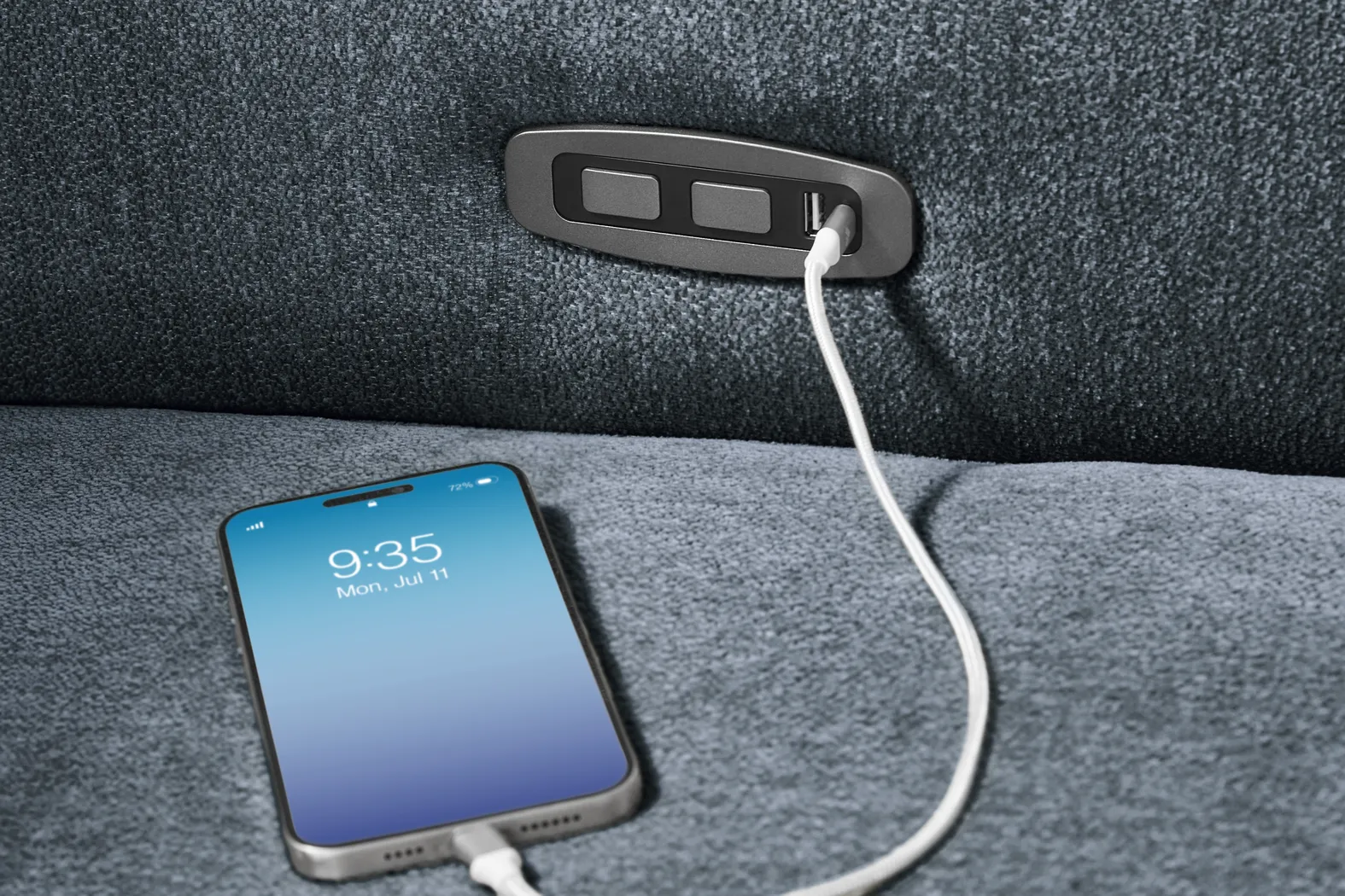 Tremont Indigo 6 Pc Power Reclining Sectional Living Room - Thumbnail - Image 5