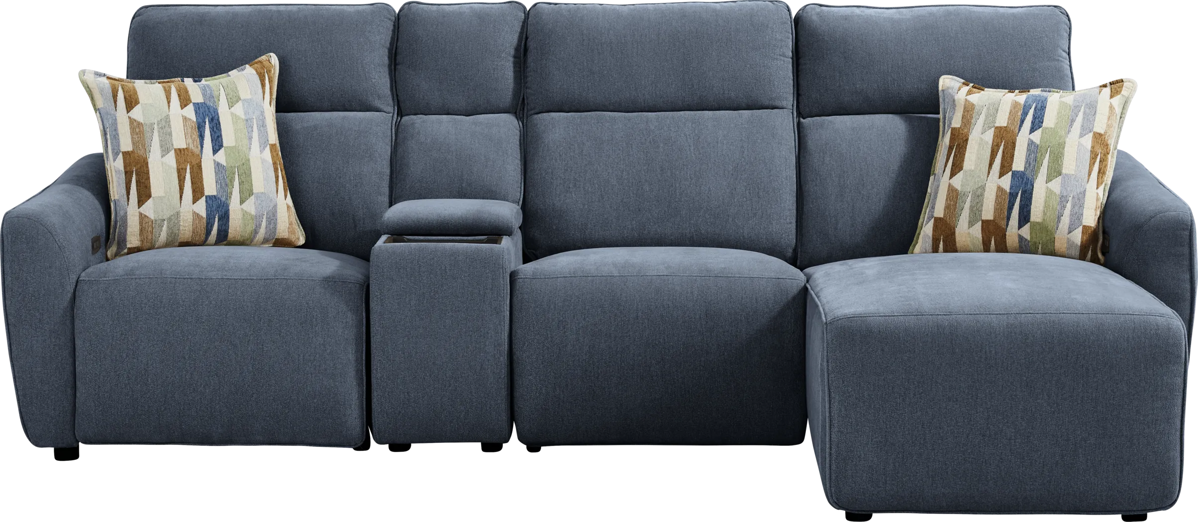 Tremont Indigo 4 Pc Power Reclining Sectional - Thumbnail - Image 4