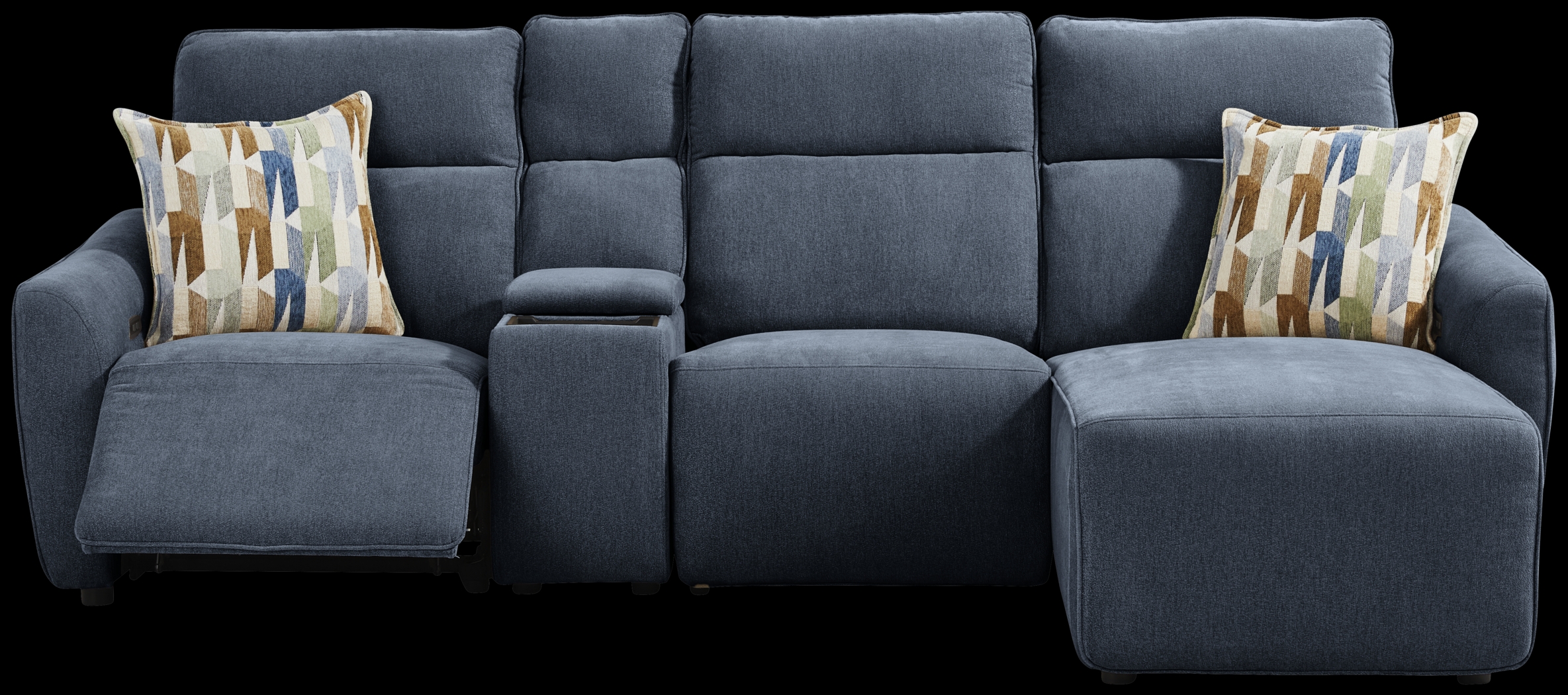 Tremont Indigo 4 Pc Power Reclining Sectional - Thumbnail - Image 1