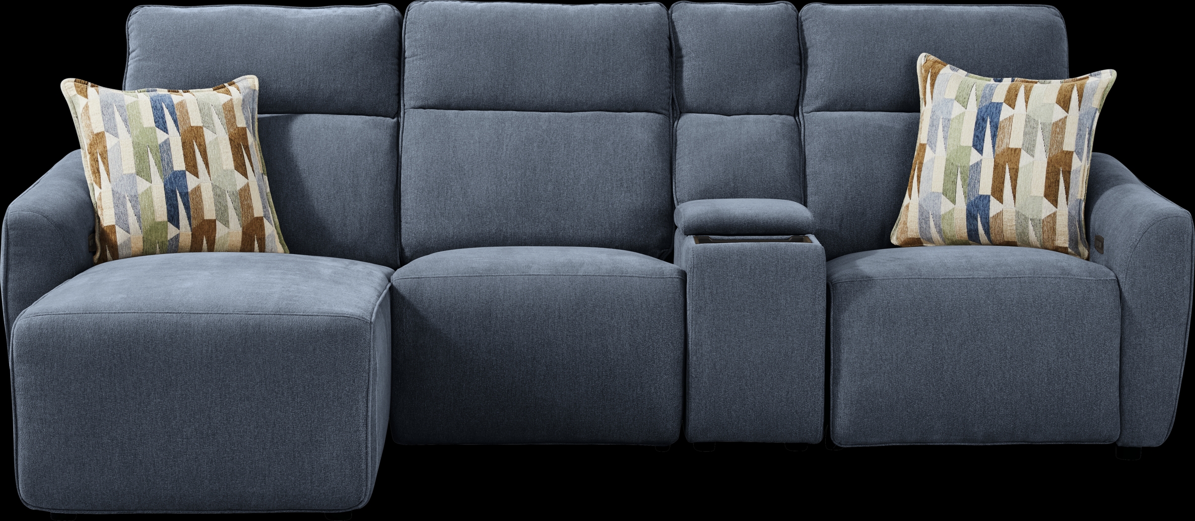 Tremont Indigo 4 Pc Power Reclining Sectional - Thumbnail - Image 1