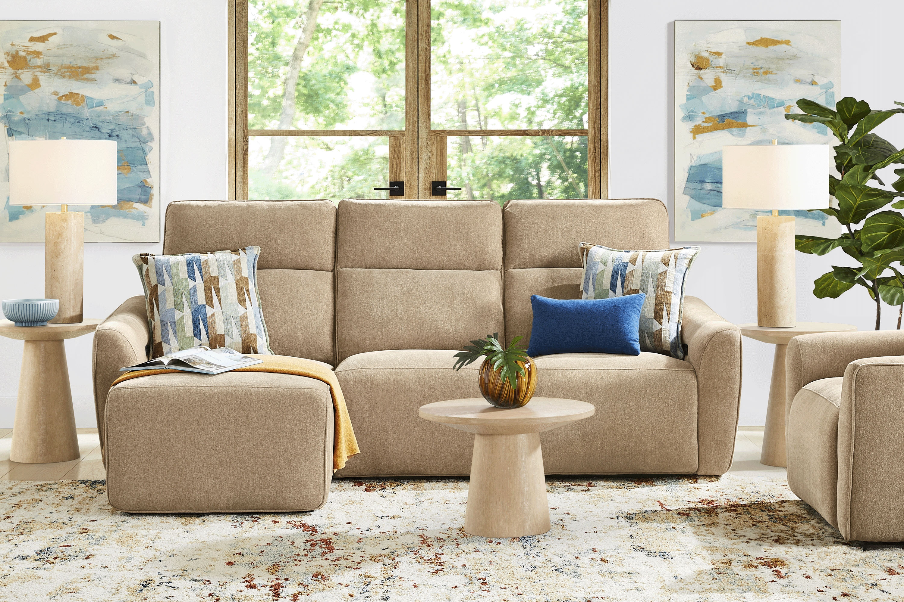 Tremont Sand 3 Pc Power Reclining Sectional - Thumbnail - Image 3