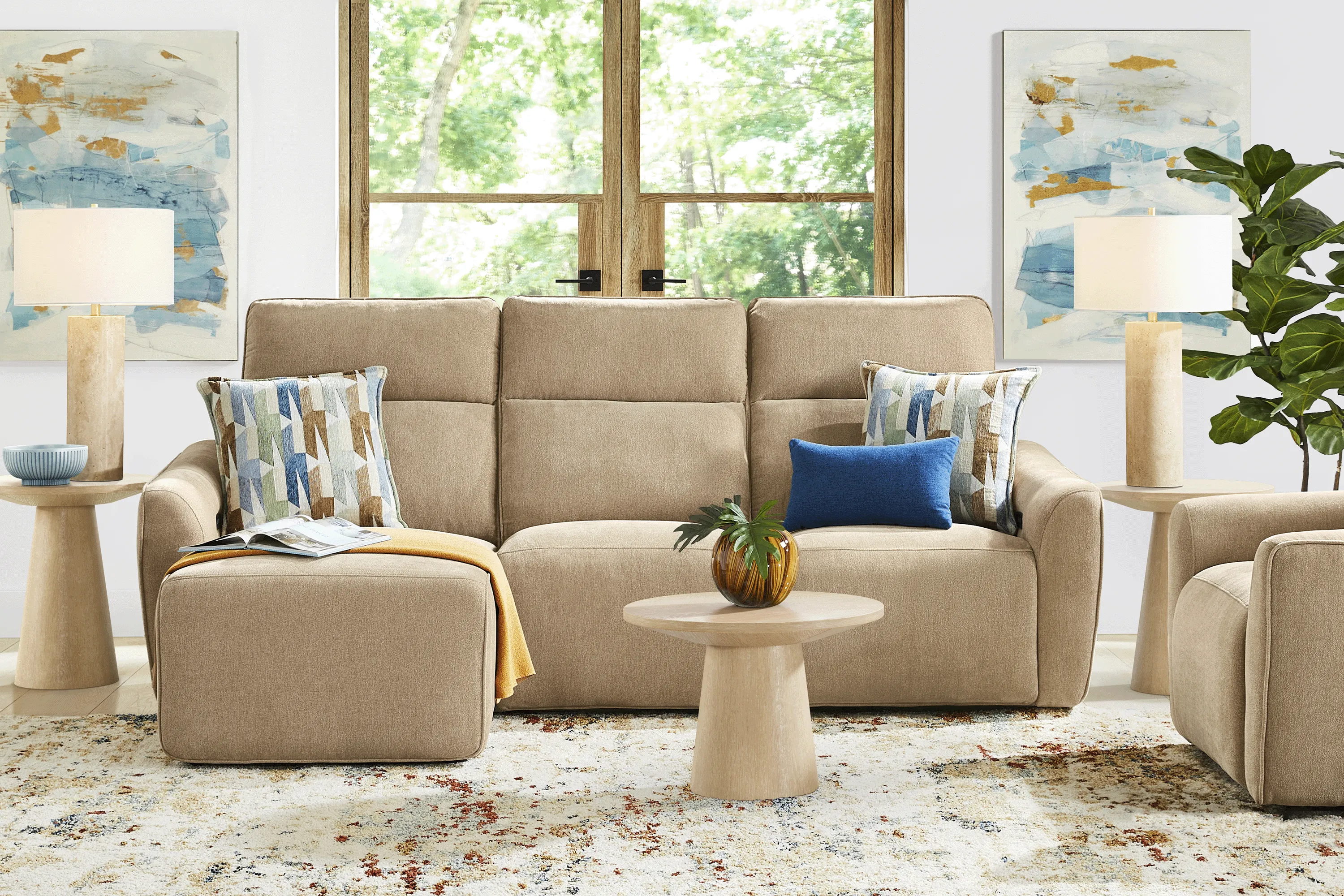 Tremont Sand 3 Pc Power Reclining Sectional - Thumbnail - Image 3