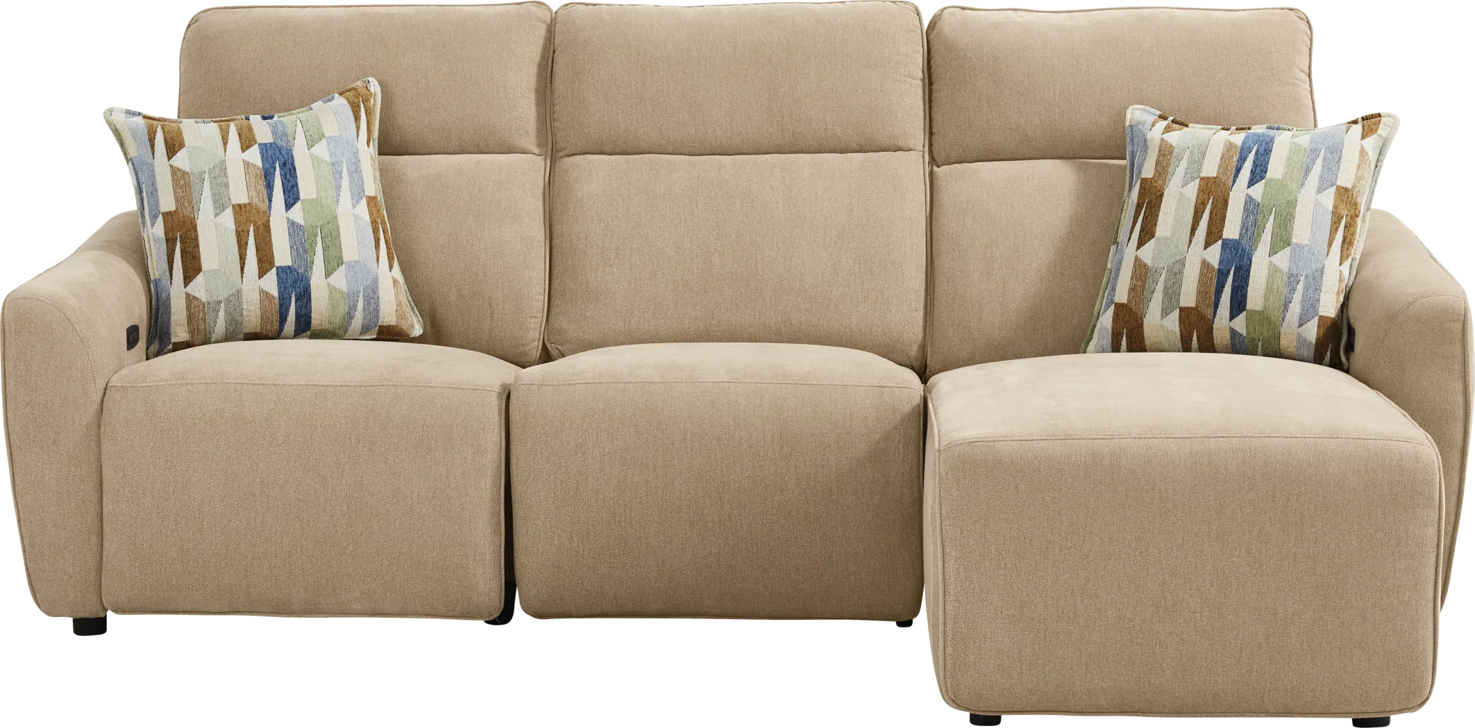 Tremont Sand 3 Pc Power Reclining Sectional - Thumbnail - Image 4