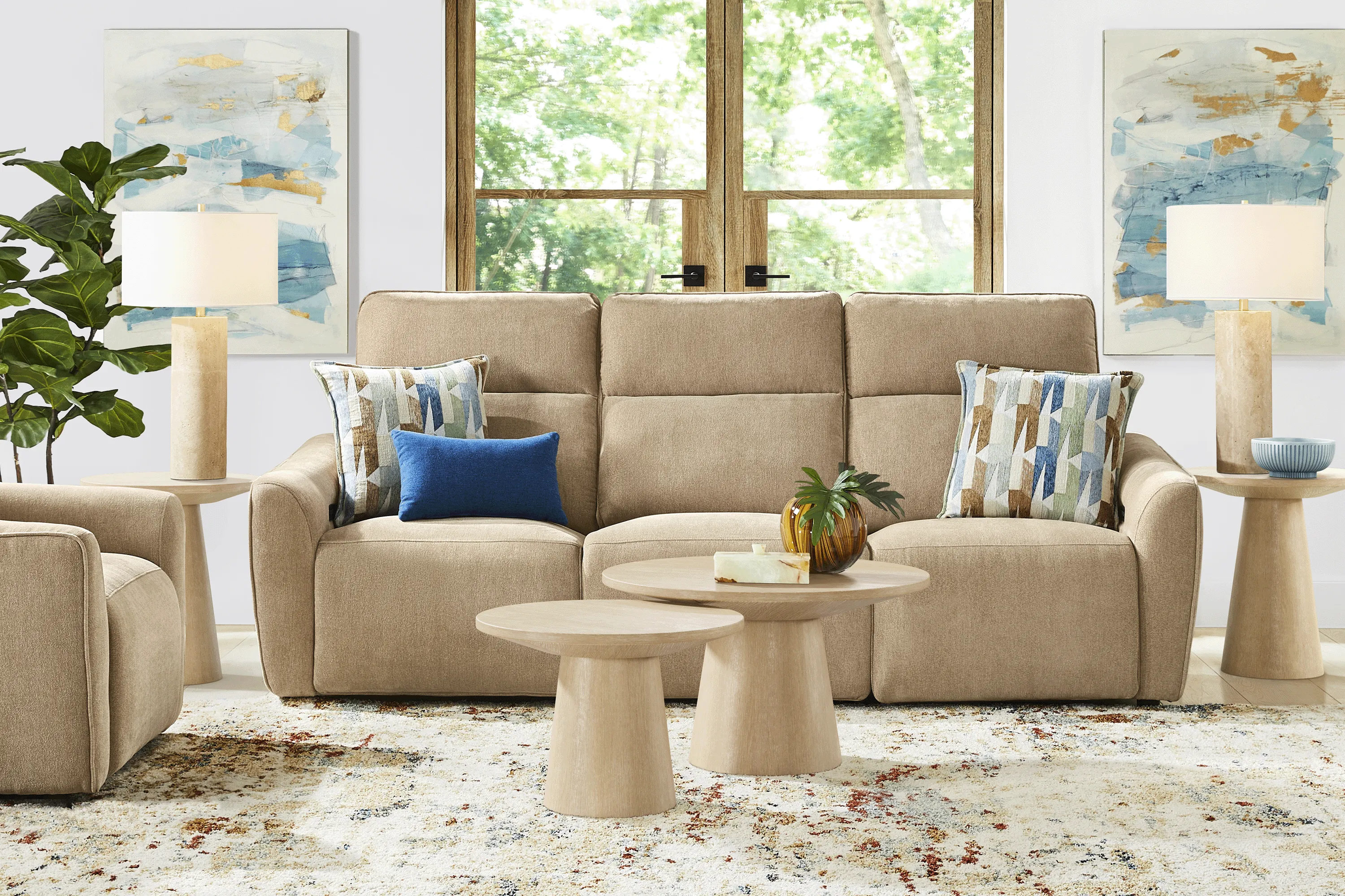 Tremont Sand 3 Pc Power Reclining Sofa - Thumbnail - Image 3