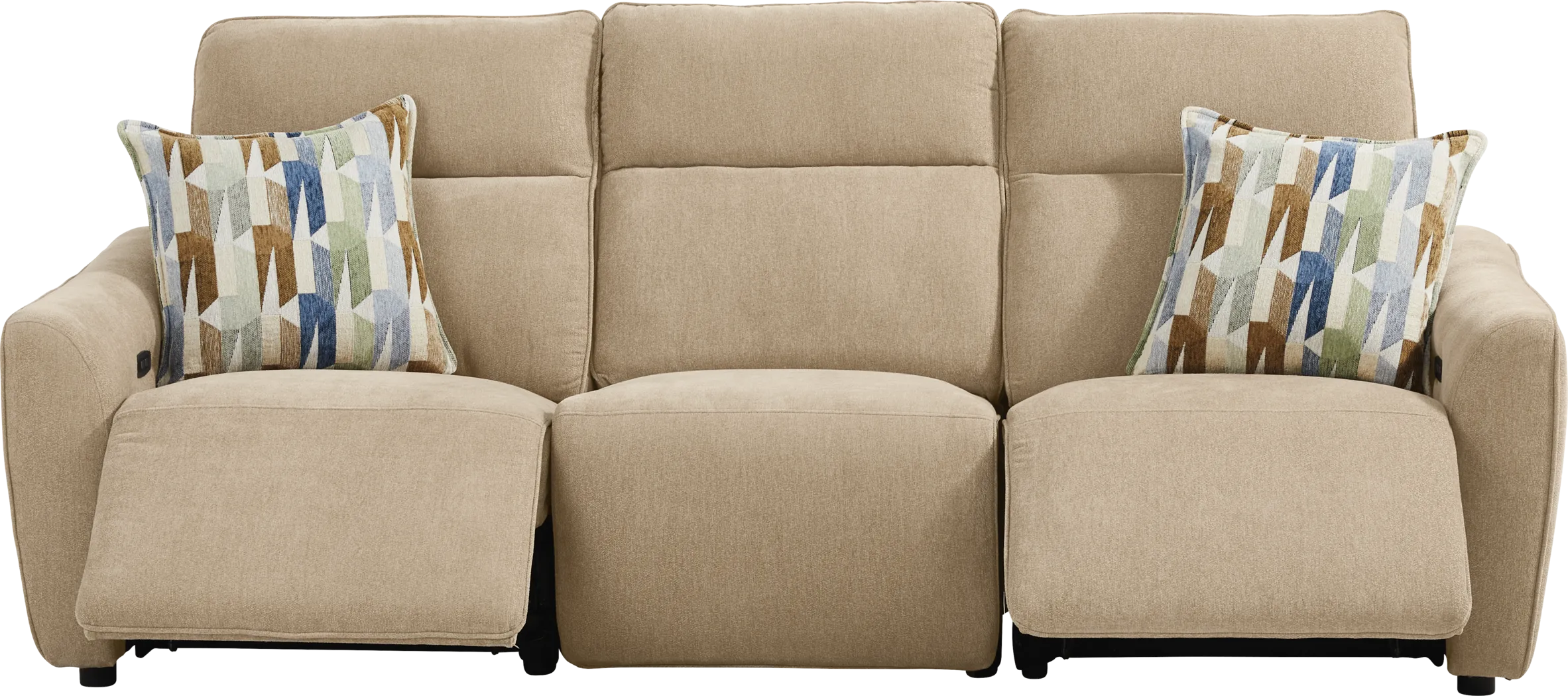 Tremont Sand 3 Pc Power Reclining Sofa - Thumbnail - Image 1