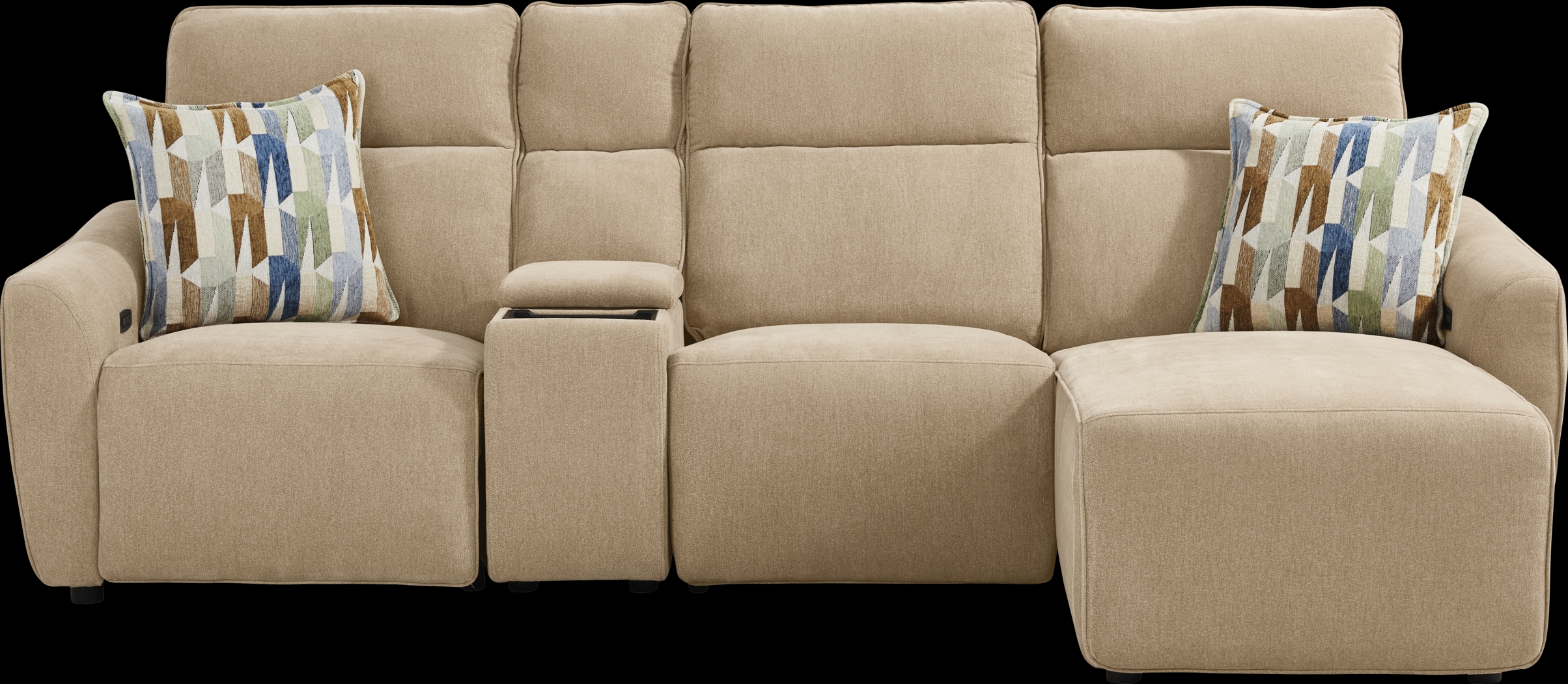 Tremont Sand 4 Pc Power Reclining Sectional - Thumbnail - Image 3