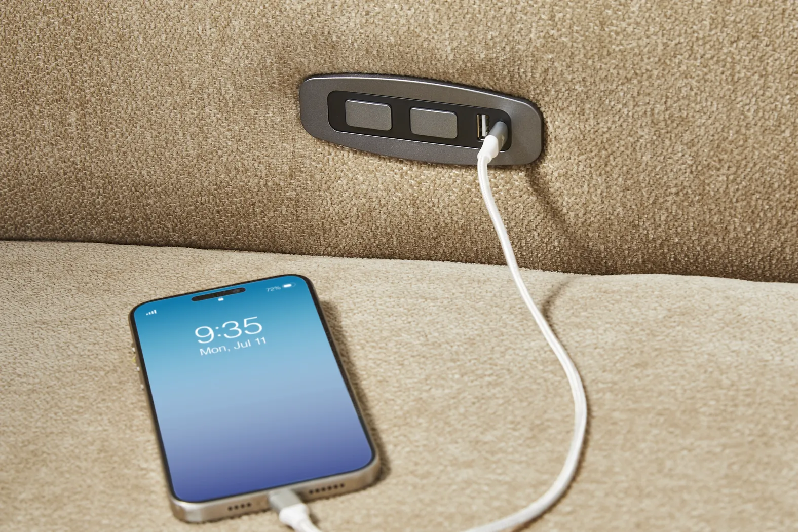 Tremont Sand 7 Pc Power Reclining Sectional Living Room - Thumbnail - Image 9