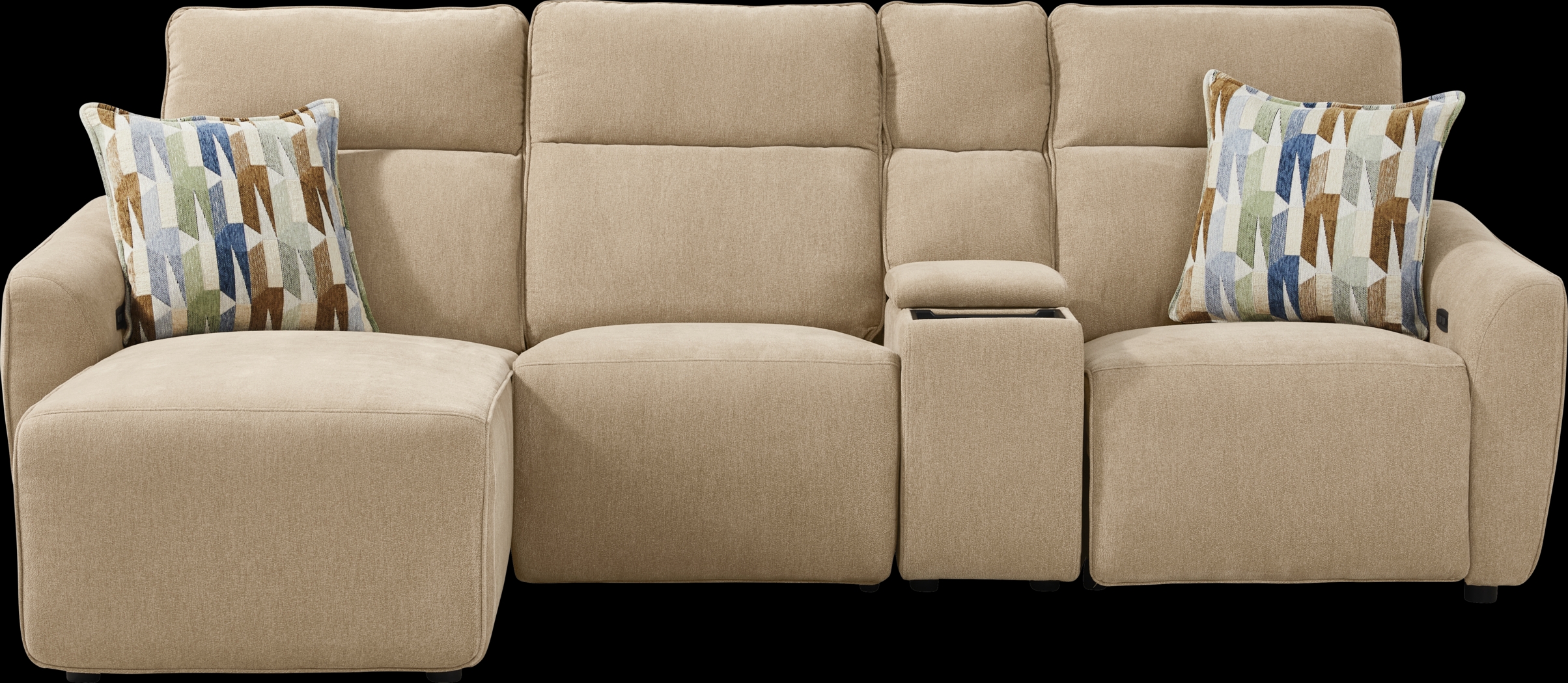 Tremont Sand 4 Pc Power Reclining Sectional - Thumbnail - Image 3