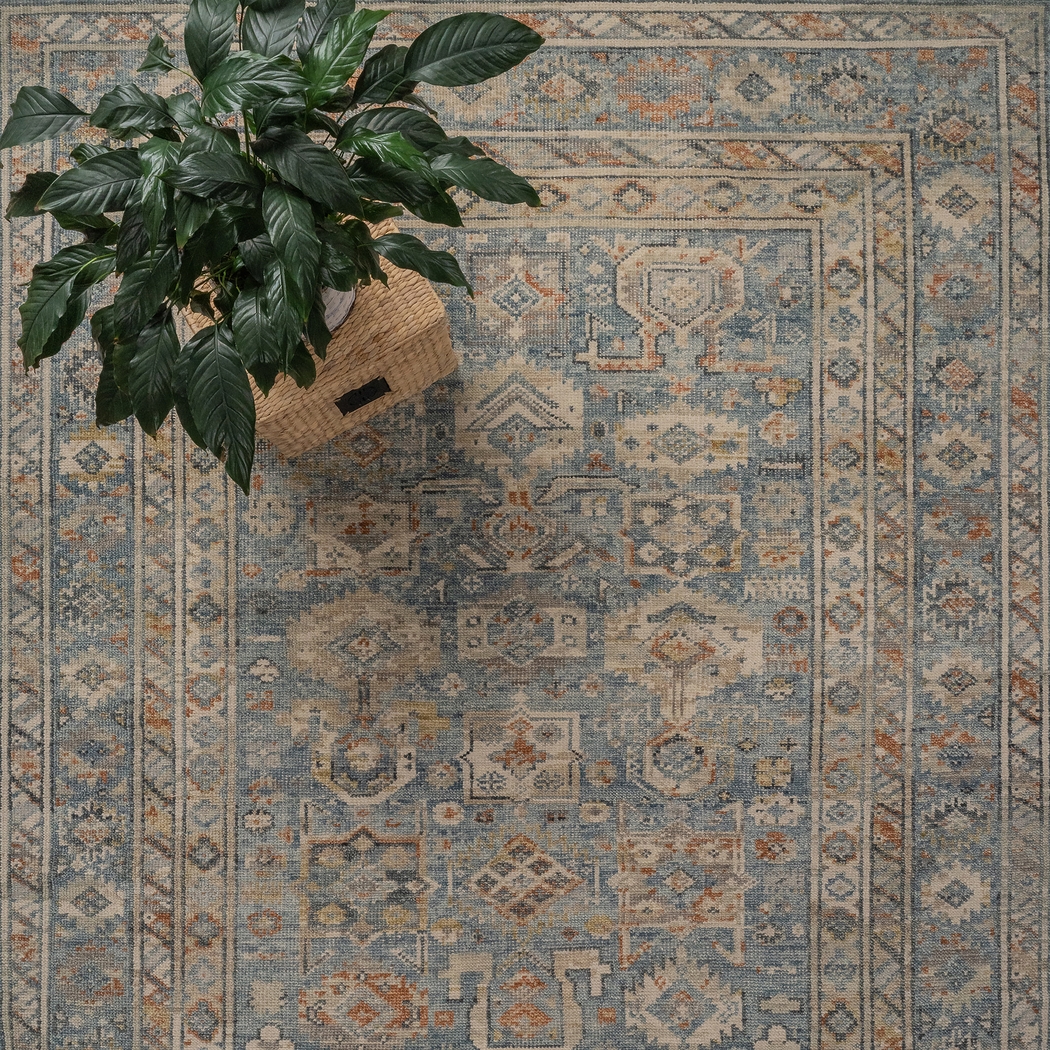 Trendale Blue 3' x 5' Rug - Thumbnail - Image 2