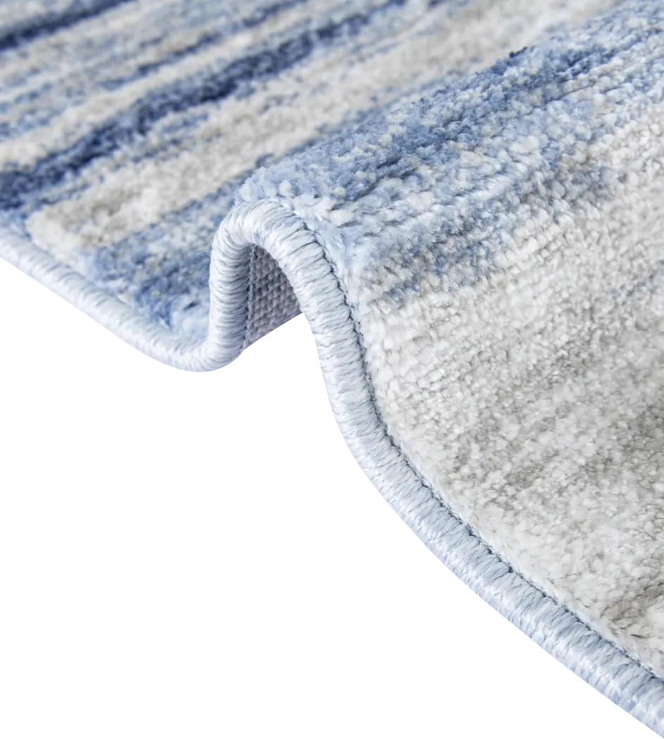 Trenfell Blue 2' x 6'1 Runner Rug - Image 5