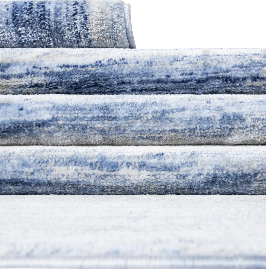 Trenfell Blue 2' x 6'1 Runner Rug - Thumbnail - Image 2
