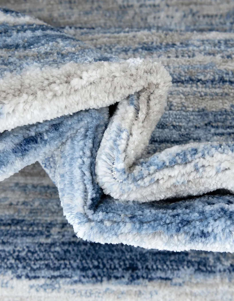Trenfell Blue 2' x 6'1 Runner Rug - Thumbnail - Image 3