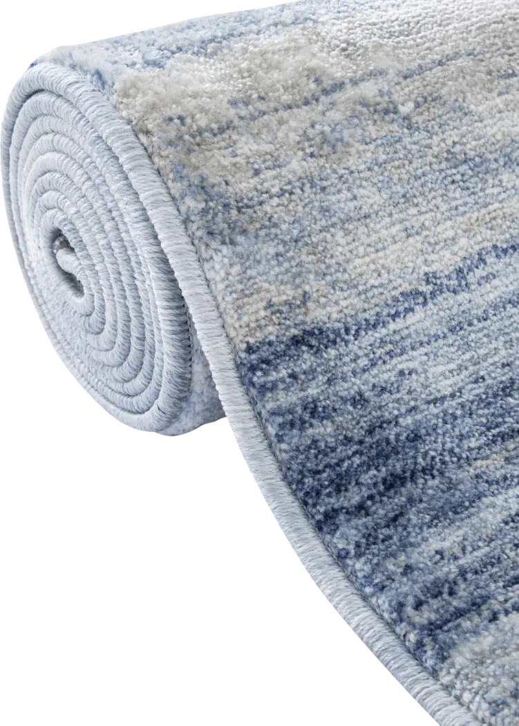 Trenfell Blue 2' x 6'1 Runner Rug - Thumbnail - Image 4