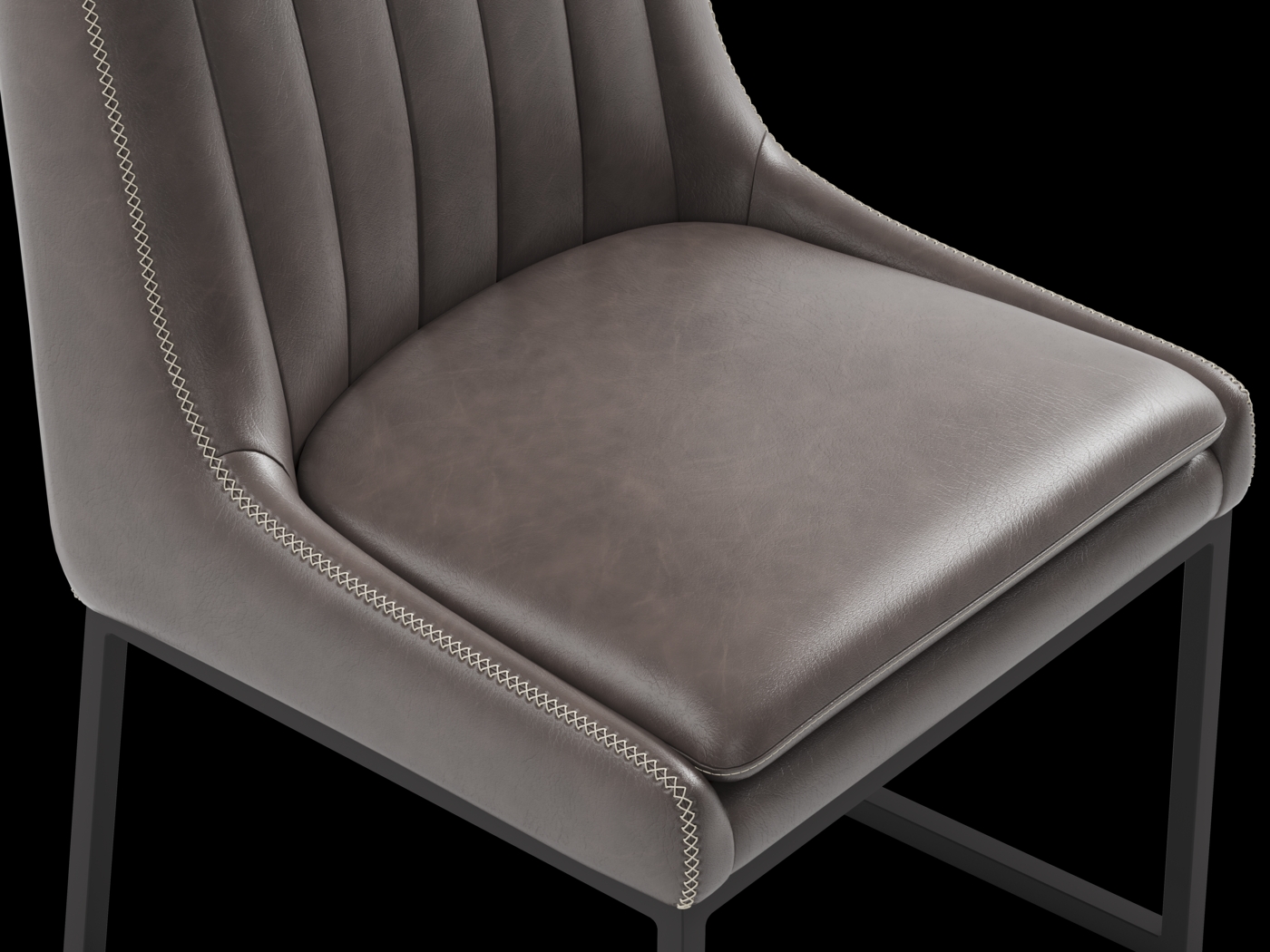 Trenton Brown Side Chair - Thumbnail - Image 4