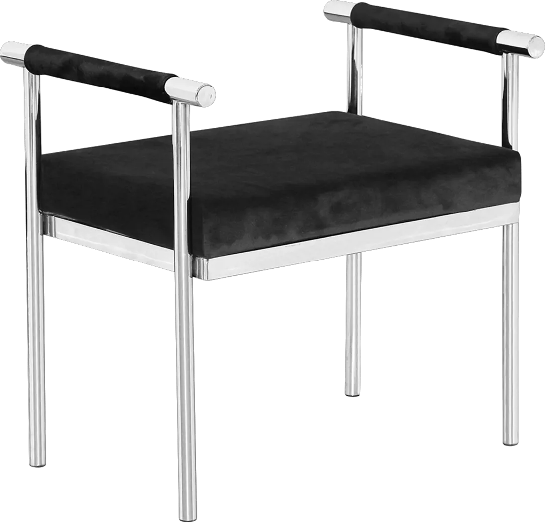 Trentwood Silver Vanity Bench - Thumbnail - Image 1