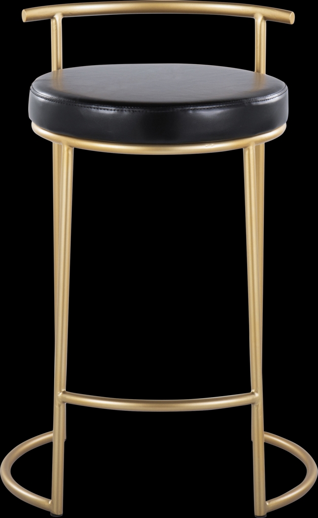 Trepassey I Black Counter Height Stool, Set of 2 - Thumbnail - Image 6