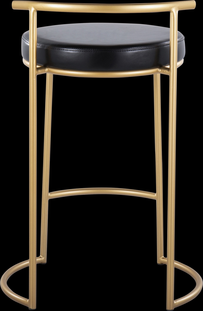 Trepassey I Black Counter Height Stool, Set of 2 - Thumbnail - Image 7