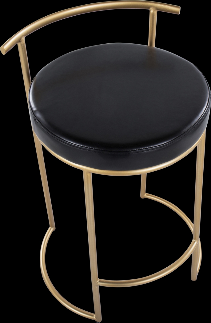 Trepassey I Black Counter Height Stool, Set of 2 - Thumbnail - Image 9