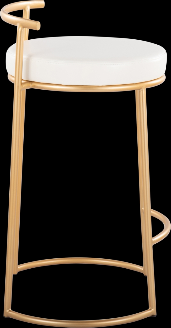 Trepassey I White Counter Height Stool, Set of 2 - Thumbnail - Image 4