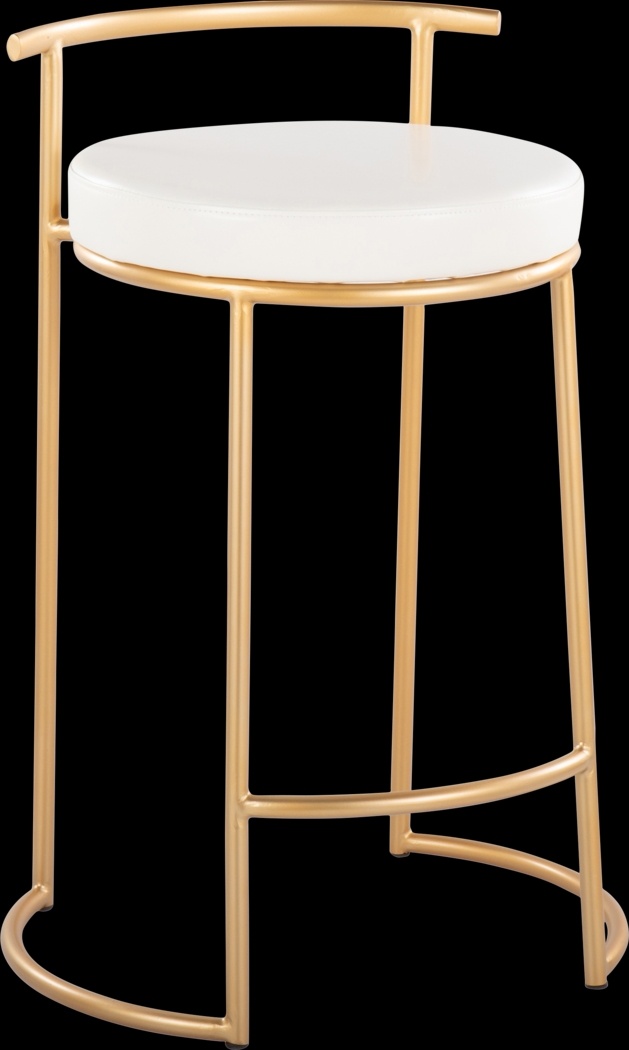 Trepassey I White Counter Height Stool, Set of 2 - Thumbnail - Image 5