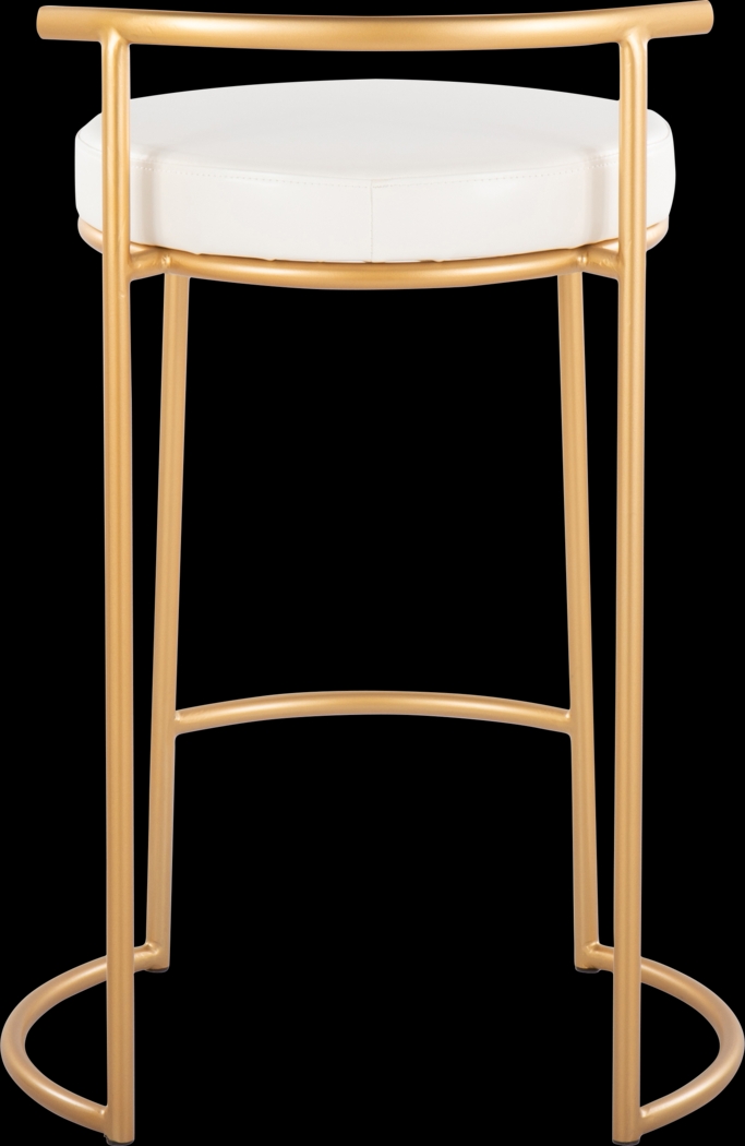 Trepassey I White Counter Height Stool, Set of 2 - Thumbnail - Image 6