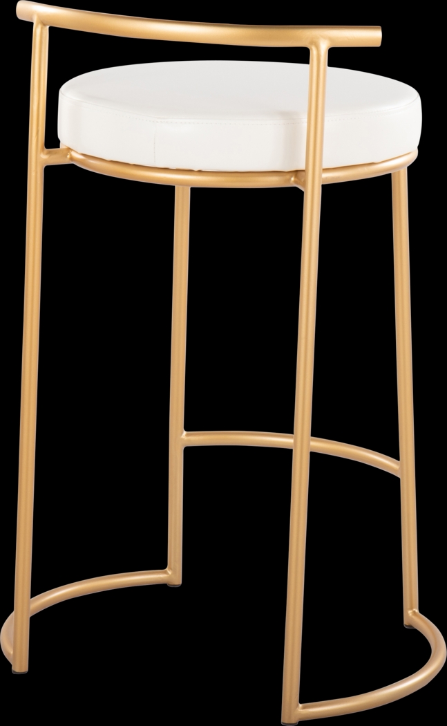 Trepassey I White Counter Height Stool, Set of 2 - Thumbnail - Image 7