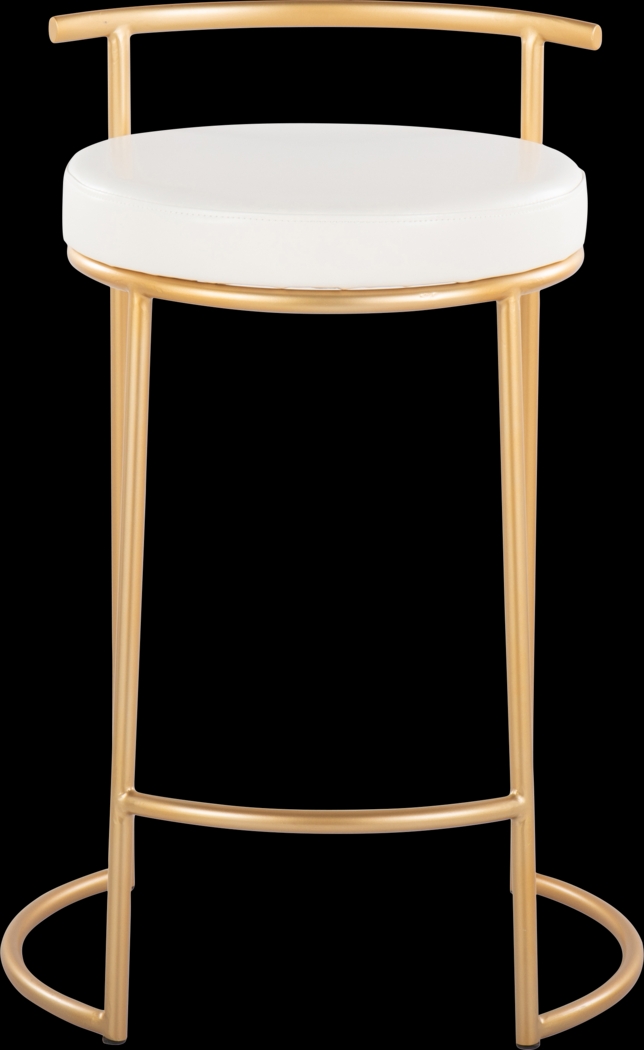Trepassey I White Counter Height Stool, Set of 2 - Thumbnail - Image 8