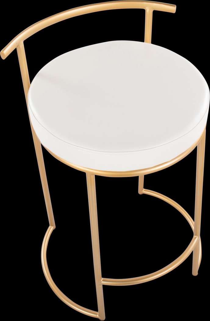 Trepassey I White Counter Height Stool, Set of 2 - Thumbnail - Image 9