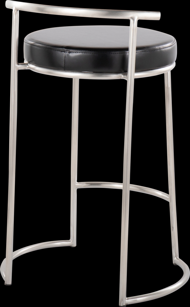 Trepassey II Black Counter Height Stool, Set of 2 - Thumbnail - Image 5