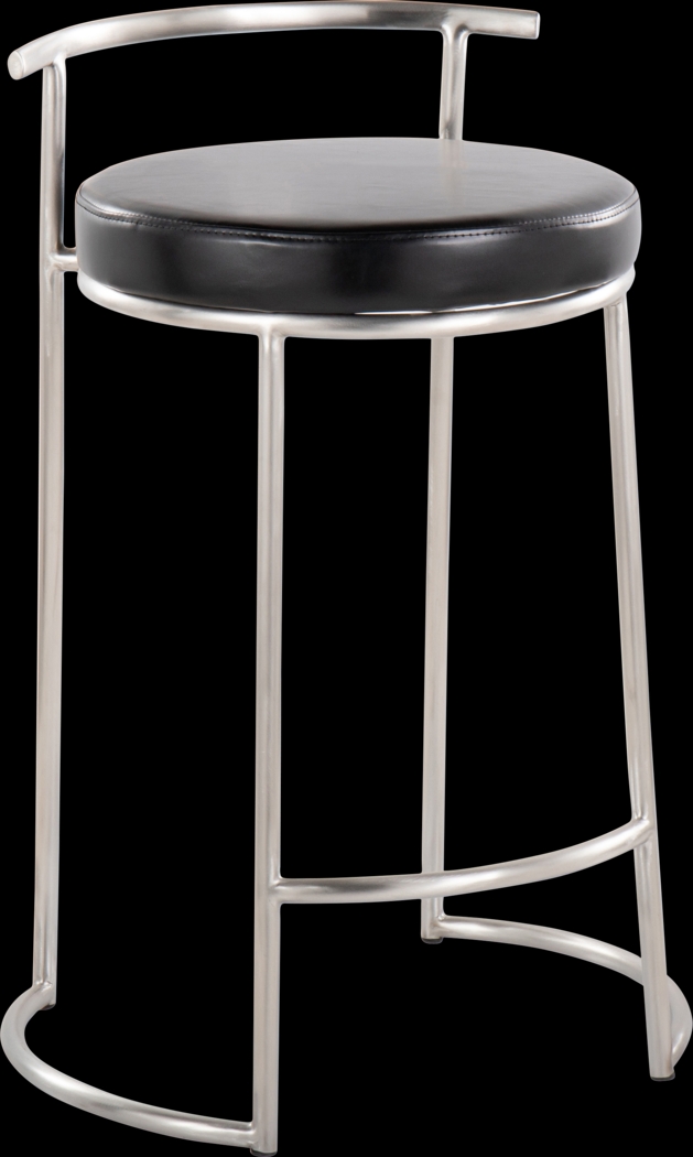 Trepassey II Black Counter Height Stool, Set of 2 - Thumbnail - Image 8