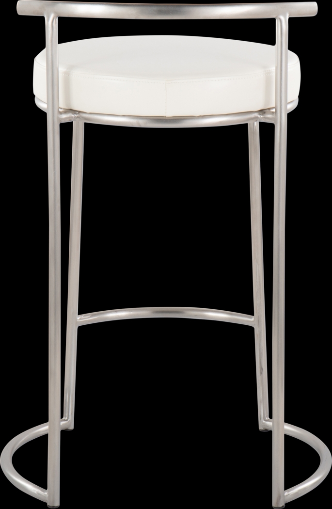 Trepassey II White Counter Height Stool, Set of 2 - Thumbnail - Image 7
