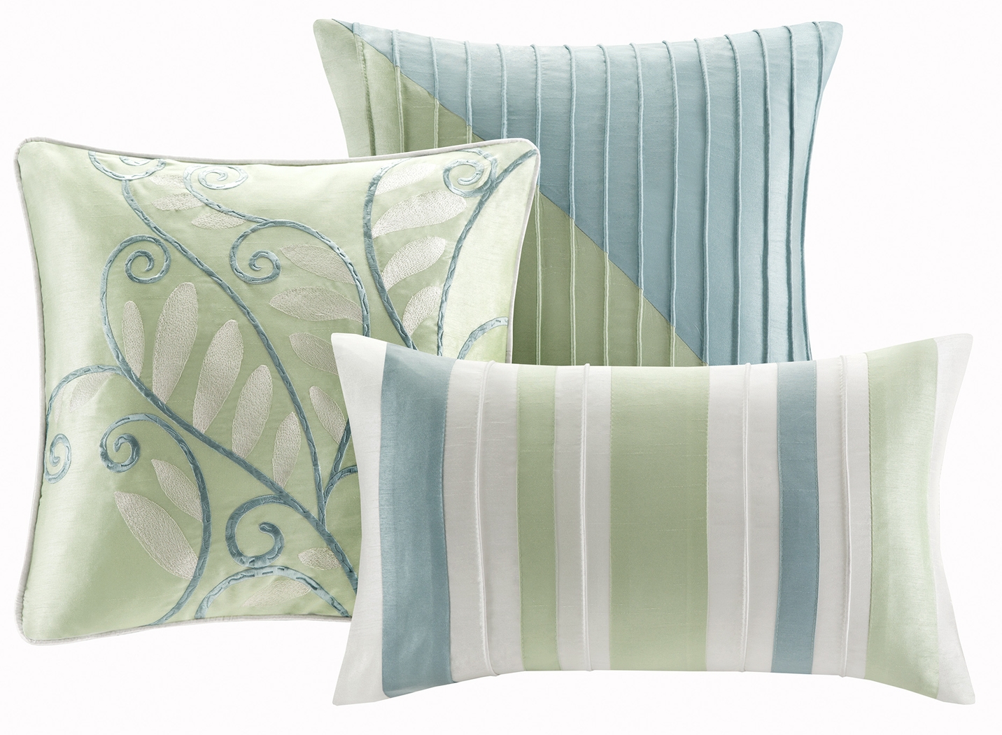 Trerose Green 7 Pc Full Comforter Set - Thumbnail - Image 3