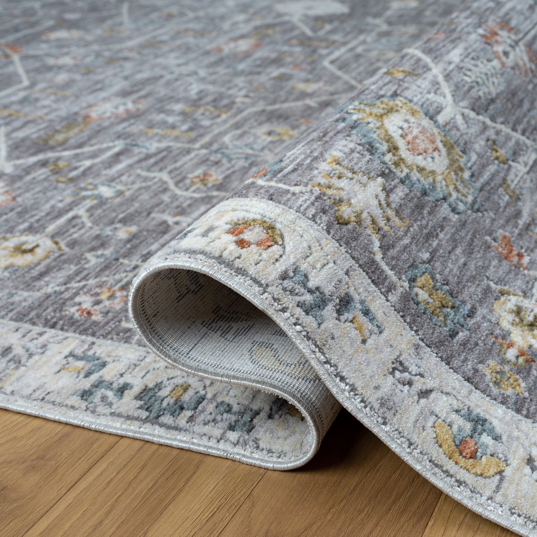 Tresor Gray/Ivory 7'9 x 9'9 Rug - Thumbnail - Image 5