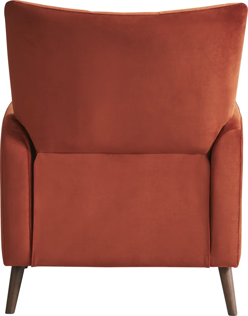 Tressa Lane Microfiber Red Pushback Recliner - Thumbnail - Image 2