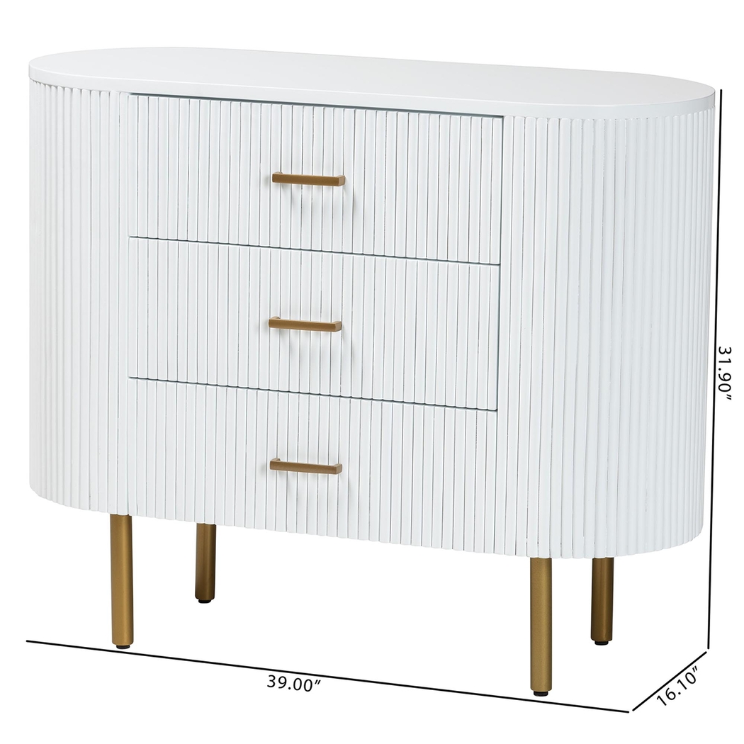Trevecca White Dresser - Thumbnail - Image 3