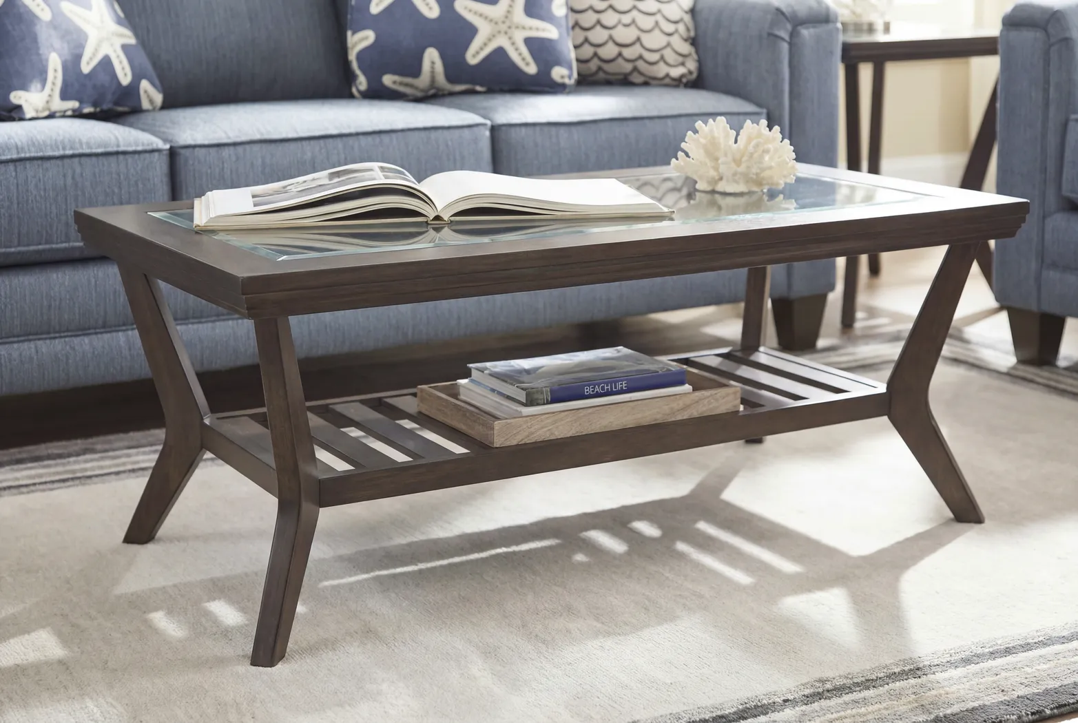 Trevi Espresso Cocktail Table - Thumbnail - Image 3